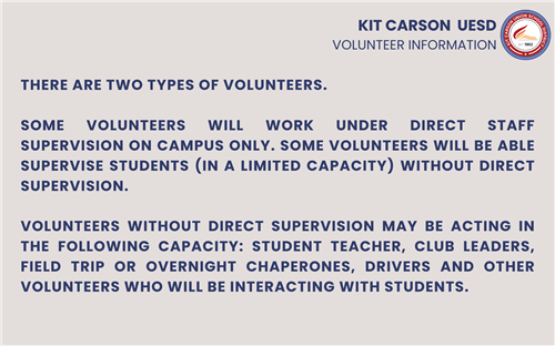 Types of Volunteers